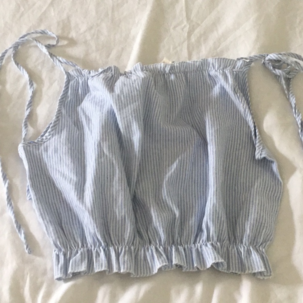 Blue Striped Women's John Galt Top